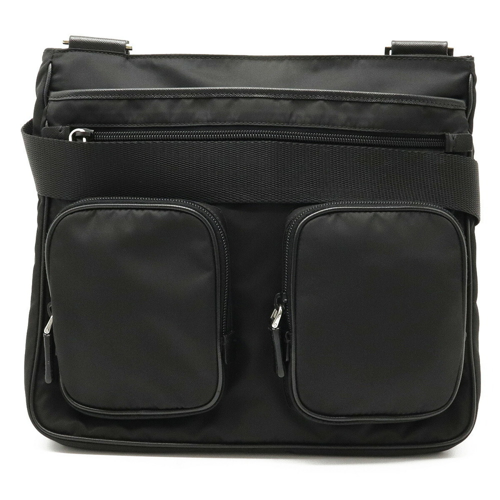 Prada Crossbody Bag Leather NERO Black